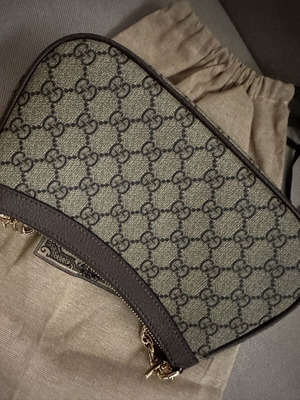 Gucci Ophidia χειρός τσάντα μεταχειρισμένη, μπεζ