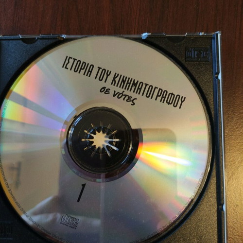 CD discs like new, history of cinema through notes, pack of 2
