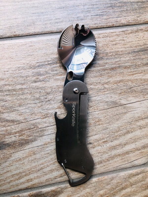 True Utility sporknife σαν καινούργιο πολυεργαλείο φαγητού