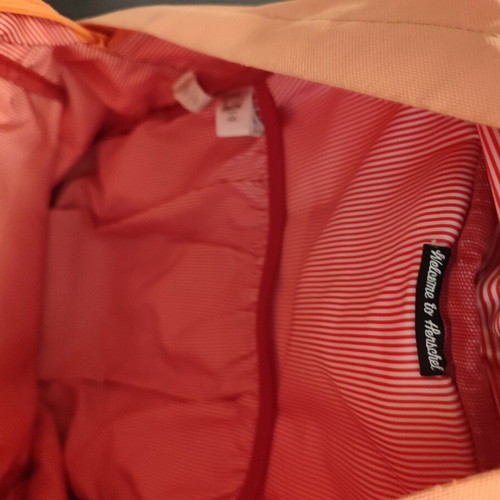 Herschel Supply Co Heritage backpack used, salmon color