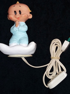 Night light doll like new, 50 years antique