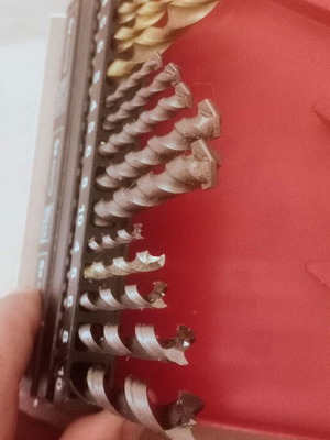 Drill Bit Set for Steel, Concrete & Wood new, 16 pieces