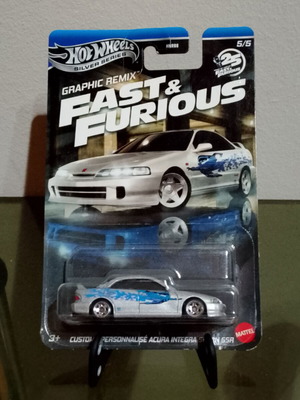 Hot Wheels Fast & Furious Series Silver Graphic Remix καινούργιο