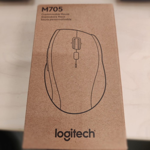 Logitech Marathon Mouse M705 Wireless Black/Silver new