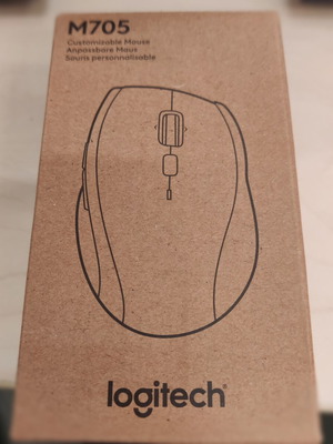 Logitech Marathon Mouse M705 безжичен черен/сребрист нов