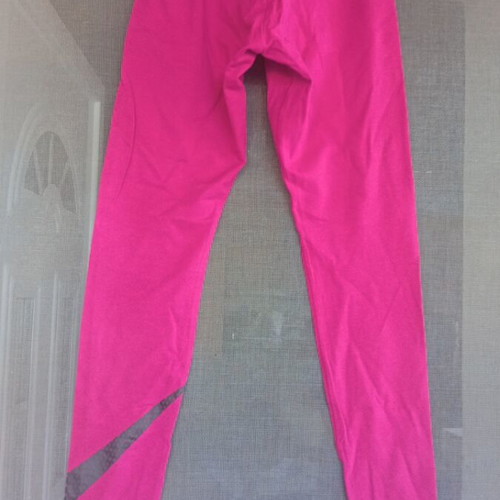 Nike fitness leggings size XS like new, pink, ankle length