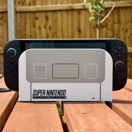 Nintendo Switch 2 3D printed protective cover, Super Nintendo design