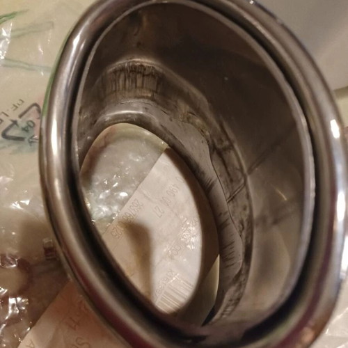 Exhaust tip like new for Mercedes Benz and other cars