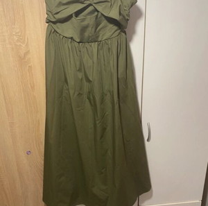 Zara голям дъждобран рокля хакито