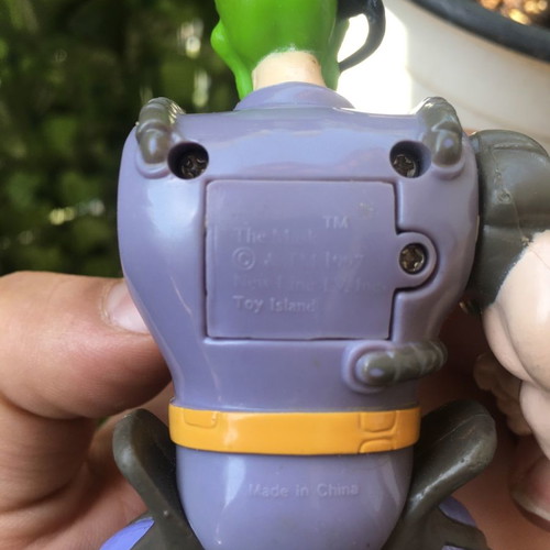 The Mask figures used vintage toys with sound and interchangeable parts