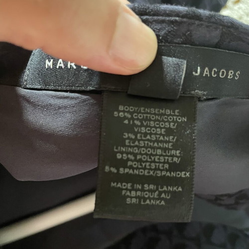 Marc by Marc Jacobs sleeveless dress black with blue