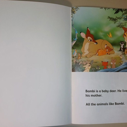 Bambi Disney Reader Level 2 like new