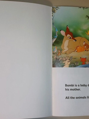 Bambi Disney Reader Level 2 like new