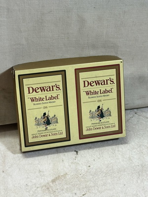 Dewar’s White Label vintage playing cards set of 2