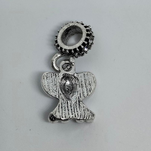 Silver Elephant Charm with Sparkling Rhinestones for Bracelet like new