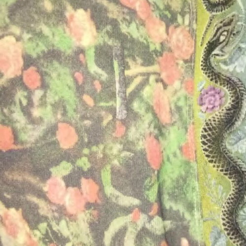 Jean Paul Gaultier Hindu Goddess Mesh Pareo used, multicolor, SS 1998