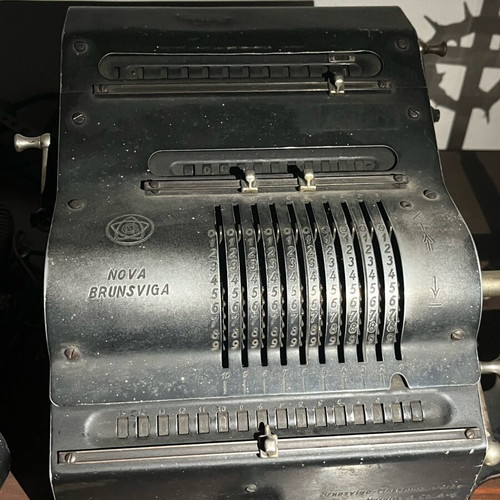 Nova Brunsviga calculator used, German collectible