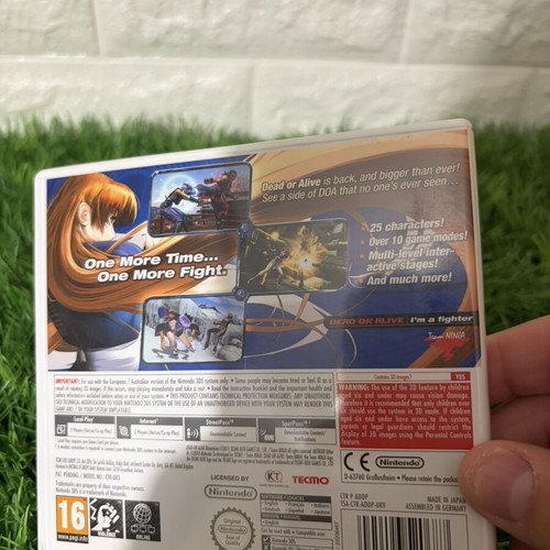 Dead or Alive Dimensions Nintendo 3DS game used