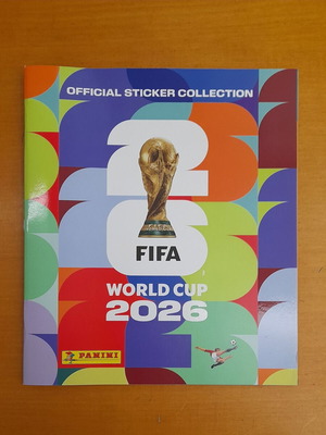 Албум Panini World Cup 2026 с 6 стикера нов