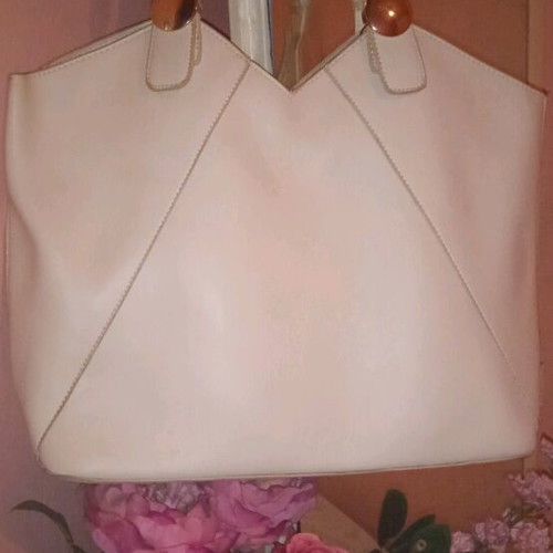 Bags set large beige new shoulder and hand