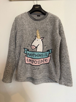 Oysho shirt like new, gray, size M