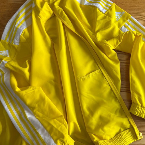 Adidas AEROREADY Primegreen Track Jacket, yellow, 2XL