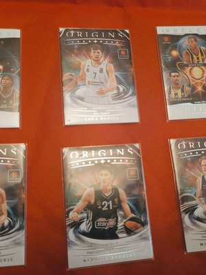 EuroLeague Origins κάρτες μπάσκετ, σετ 6
