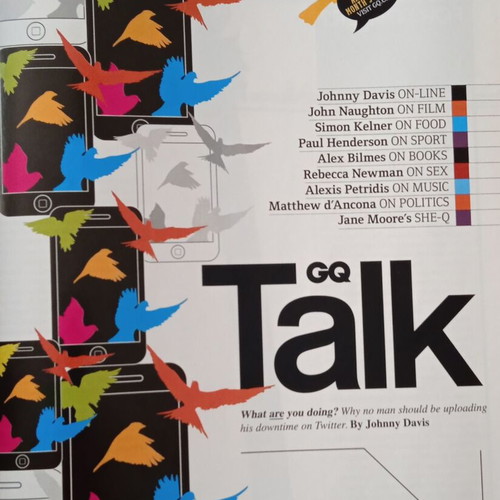GQ magazines like new, pack of 2 British edition issues