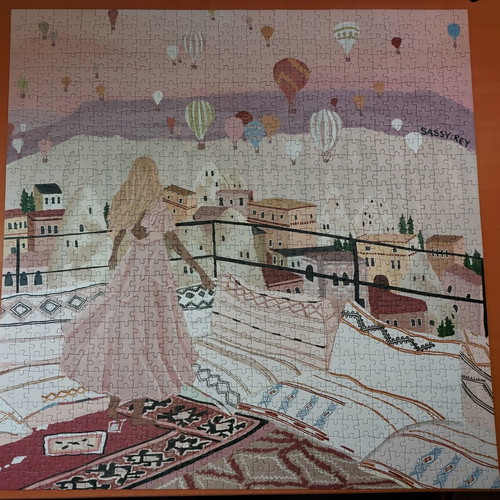 Magnolia Cappadocia 1023-piece square puzzle