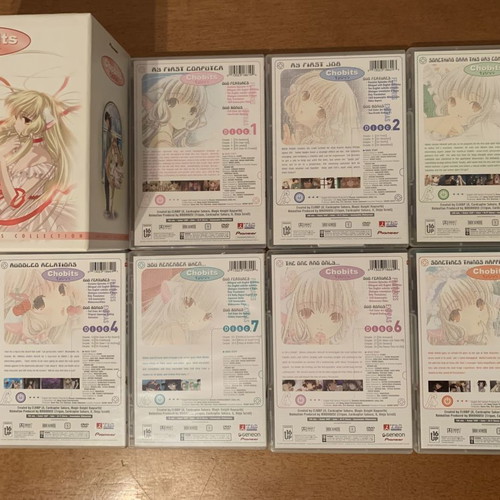 Chobits DVD Collector's Box Set used, complete series by CLAMP