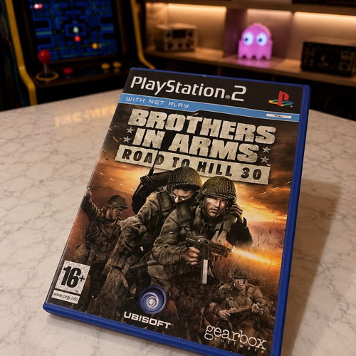 Brothers in Arms: Road to Hill 30 παιχνίδι PS2 μεταχειρισμένο, πλήρες με manual