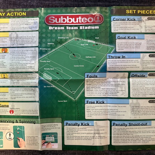 Subbuteo Dream Team Stadium παιχνίδι, MB Games