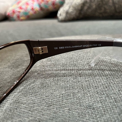 Dolce Gabbana sunglasses new with brown frame and mirror