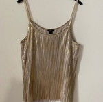 H&M top gold like new, size Large