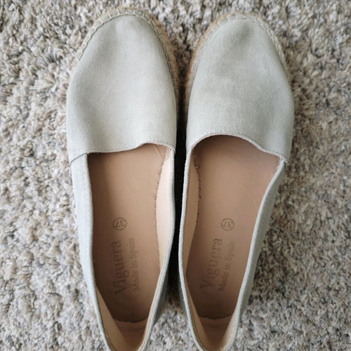 Viguera espadrilles like new, gray, size 37