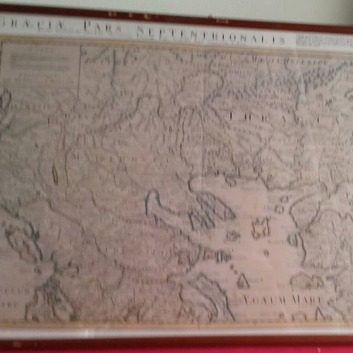 Rare Collectible Map of Northern Greece like new