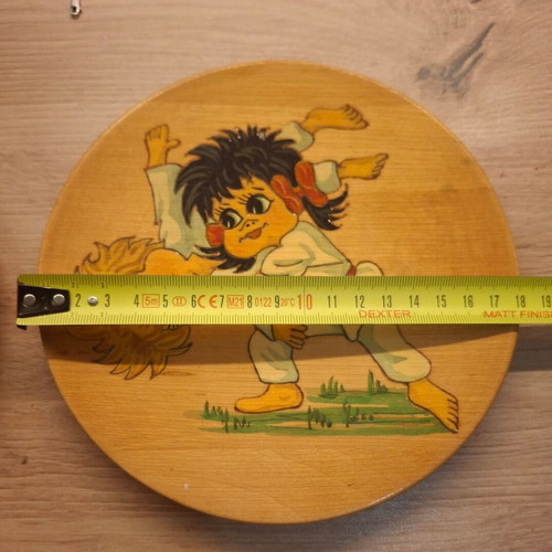 Wooden decorative wall plates for kids' room