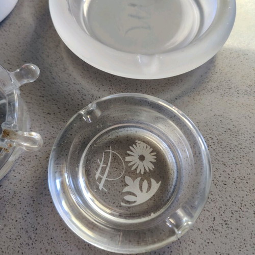 Various ashtrays