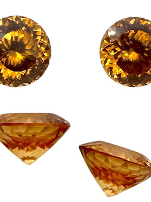 Sitrine Stones New 38ct for Jewelry Making