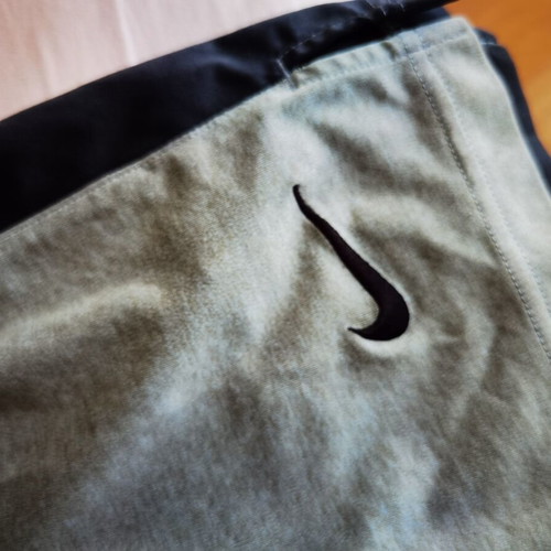 Nike men's gym shorts like new, gray and green