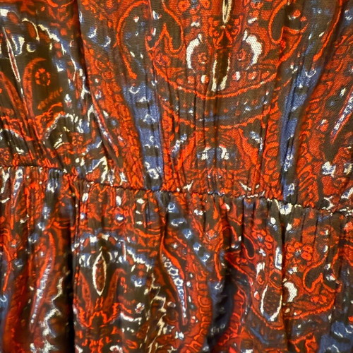 Compania Fantastica dress with paislay design like new size M 38 10