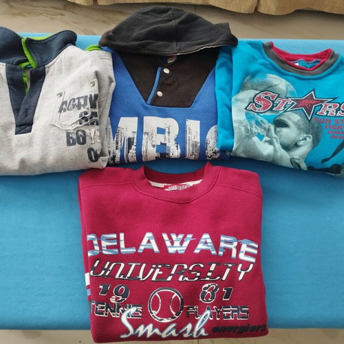 Set of 4 branded boys' clothes size 10-12 like new