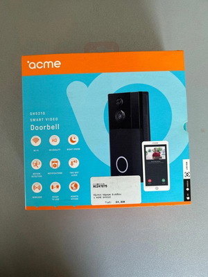 Acme SH5210 smart doorbell new with Wi-Fi and HD quality