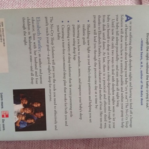 The No-Cry Sleep Solution book like new, English