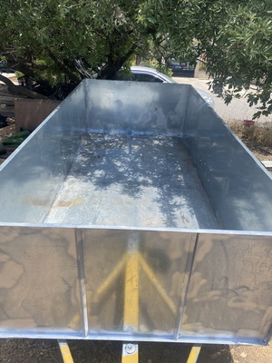 Large trailer 3 meters with removable sides, new