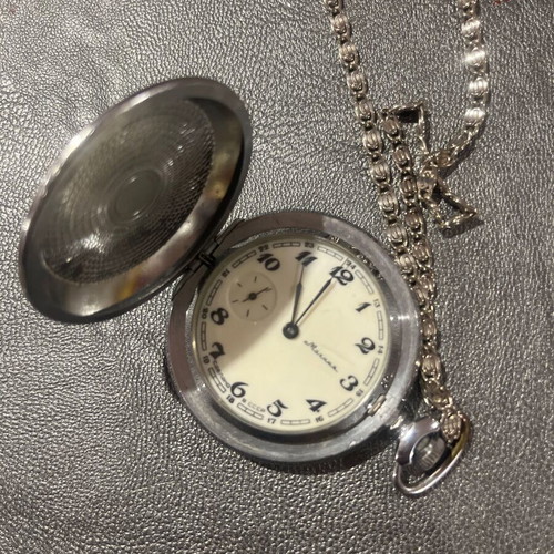Collectible Russian Molnija Pocket Watch like new