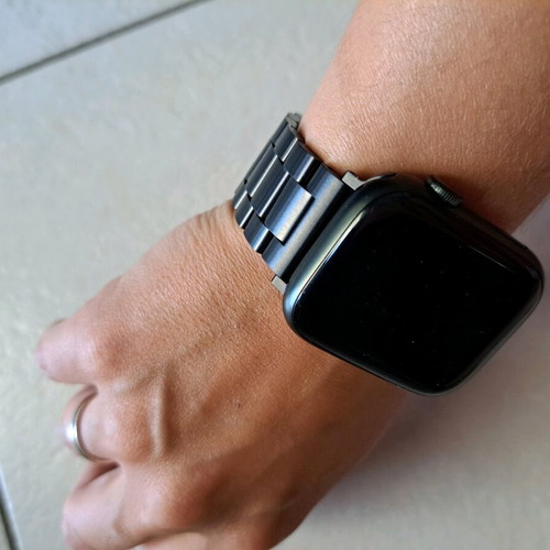 Apple Watch black bracelet strap 42 44 45 49 new