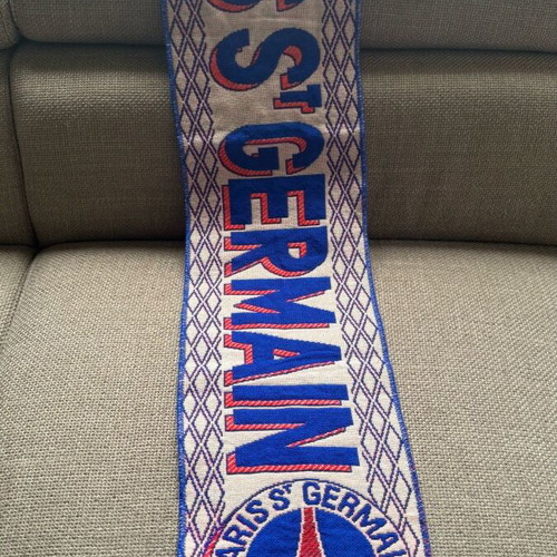 Paris St Germain scarf retro 00’s knitted 1.30 m new