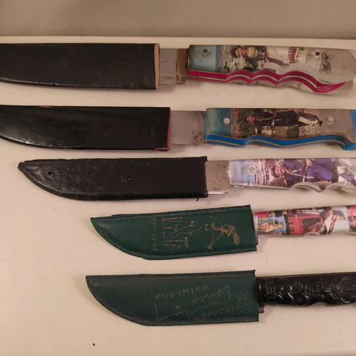 Decorative knives of Crete like new, lot of 5