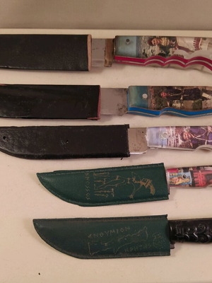 Decorative knives of Crete like new, lot of 5